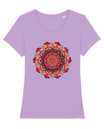 Magic Mushroom Mandala Shroom Trippy Lavender Dawn