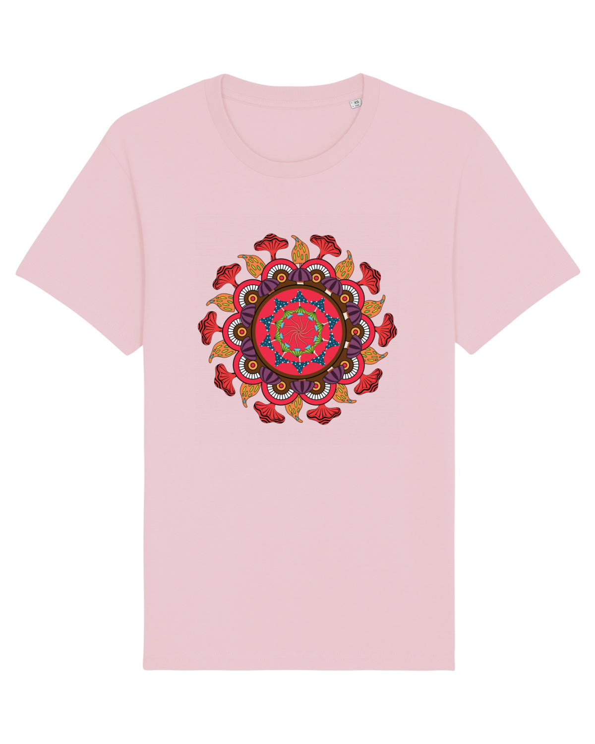 Tricou mânecă scurtă Unisex Rocker Cotton Pink