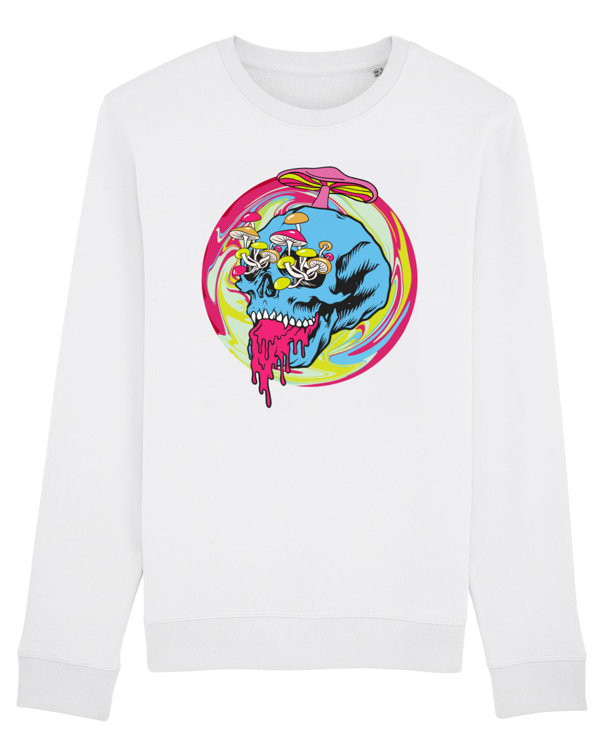 Bluză mânecă lungă Unisex Rise White