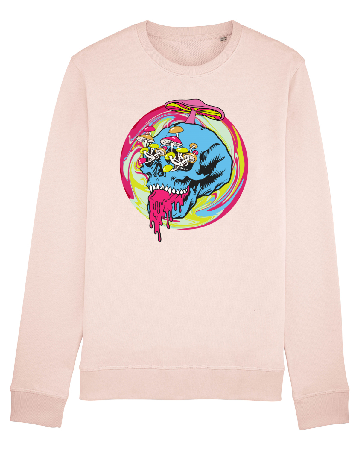 Bluză mânecă lungă Unisex Rise Candy Pink