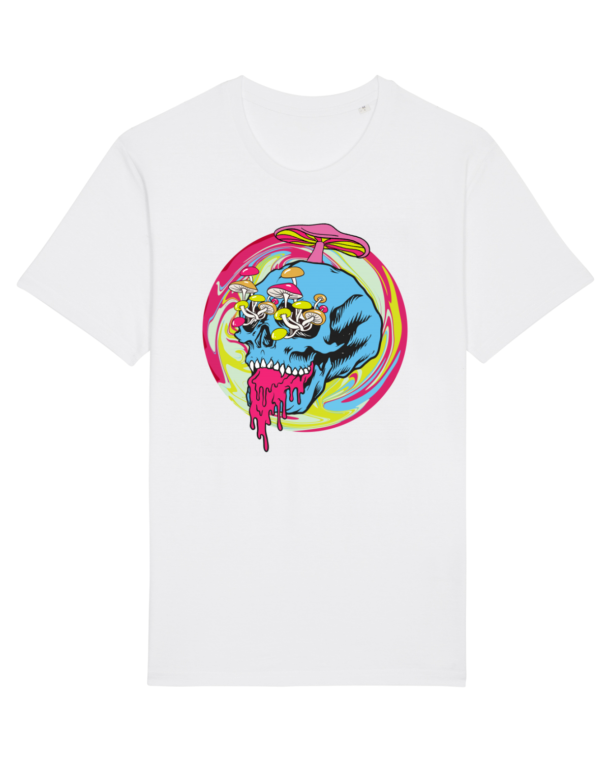 Tricou mânecă scurtă Unisex Rocker White