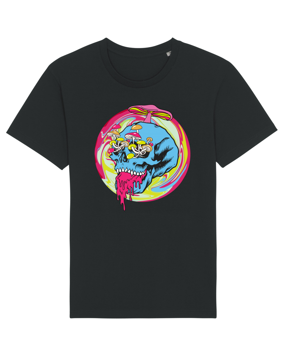 Tricou mânecă scurtă Unisex Rocker Black