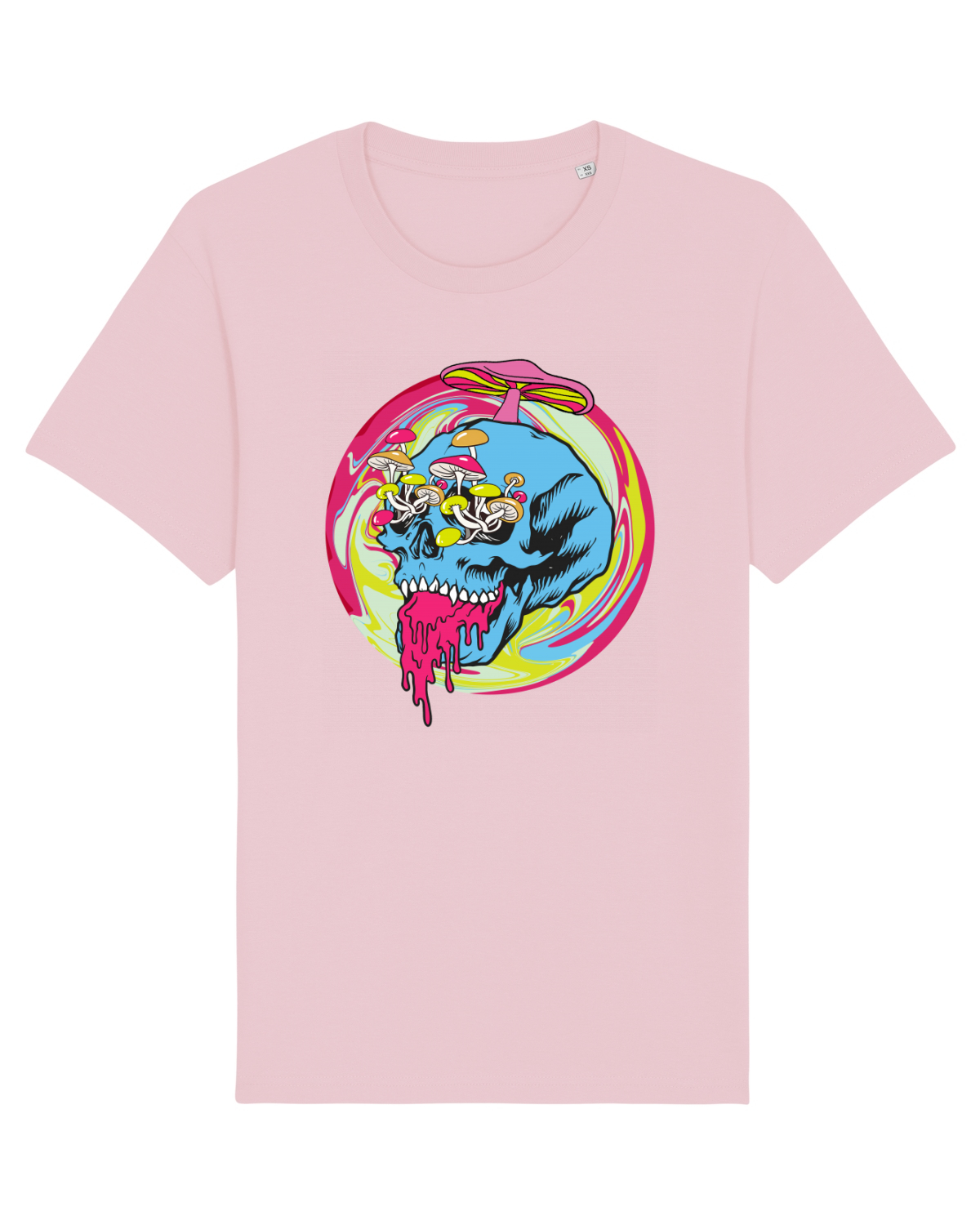 Tricou mânecă scurtă Unisex Rocker Cotton Pink