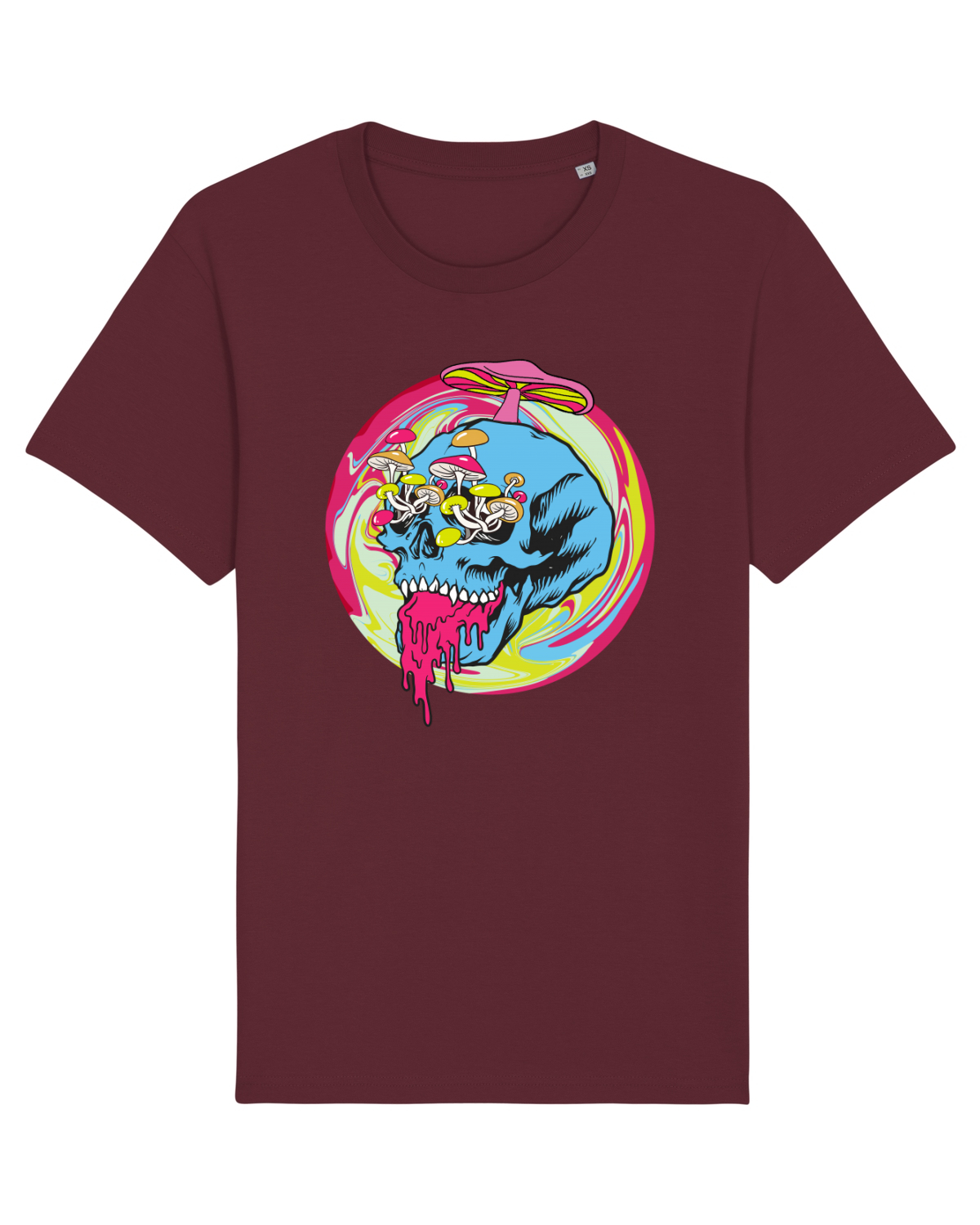 Tricou mânecă scurtă Unisex Rocker Burgundy