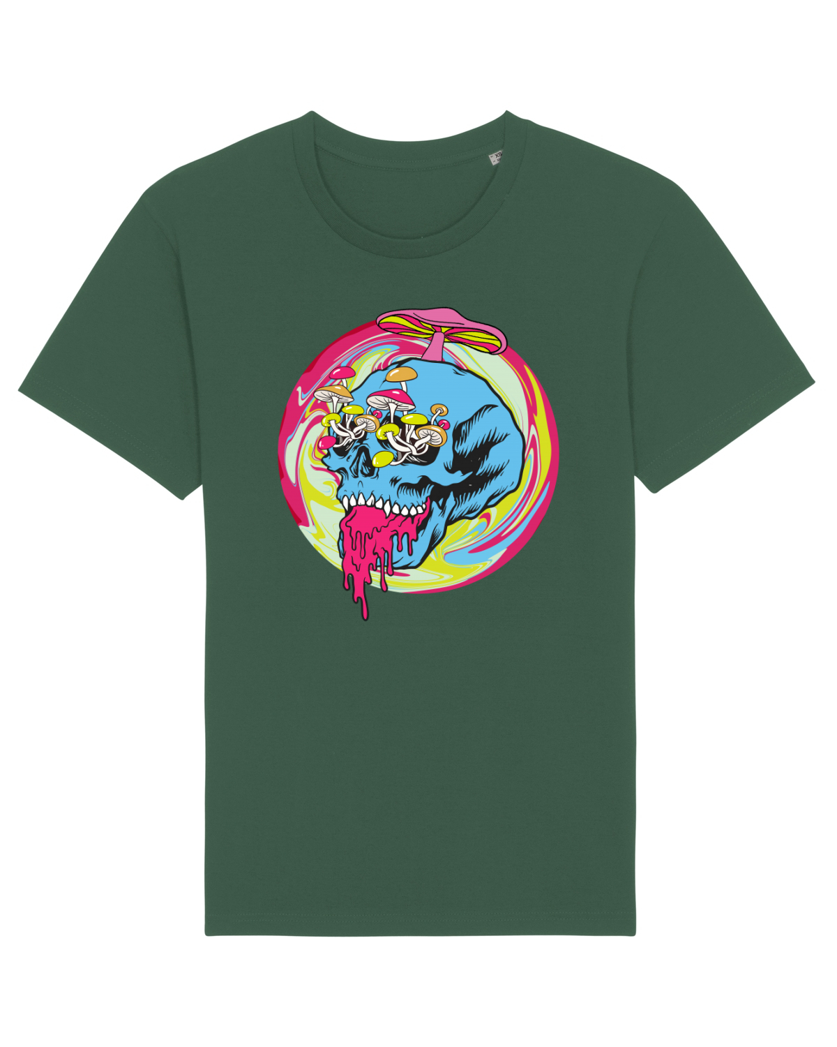 Tricou mânecă scurtă Unisex Rocker Bottle Green
