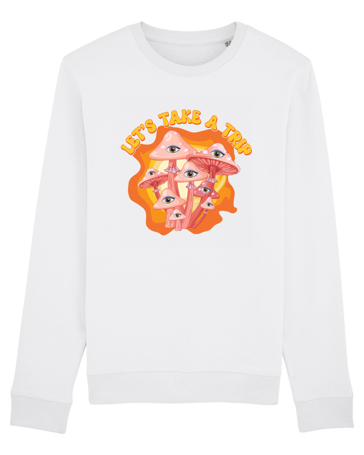 Bluză mânecă lungă Unisex Rise White