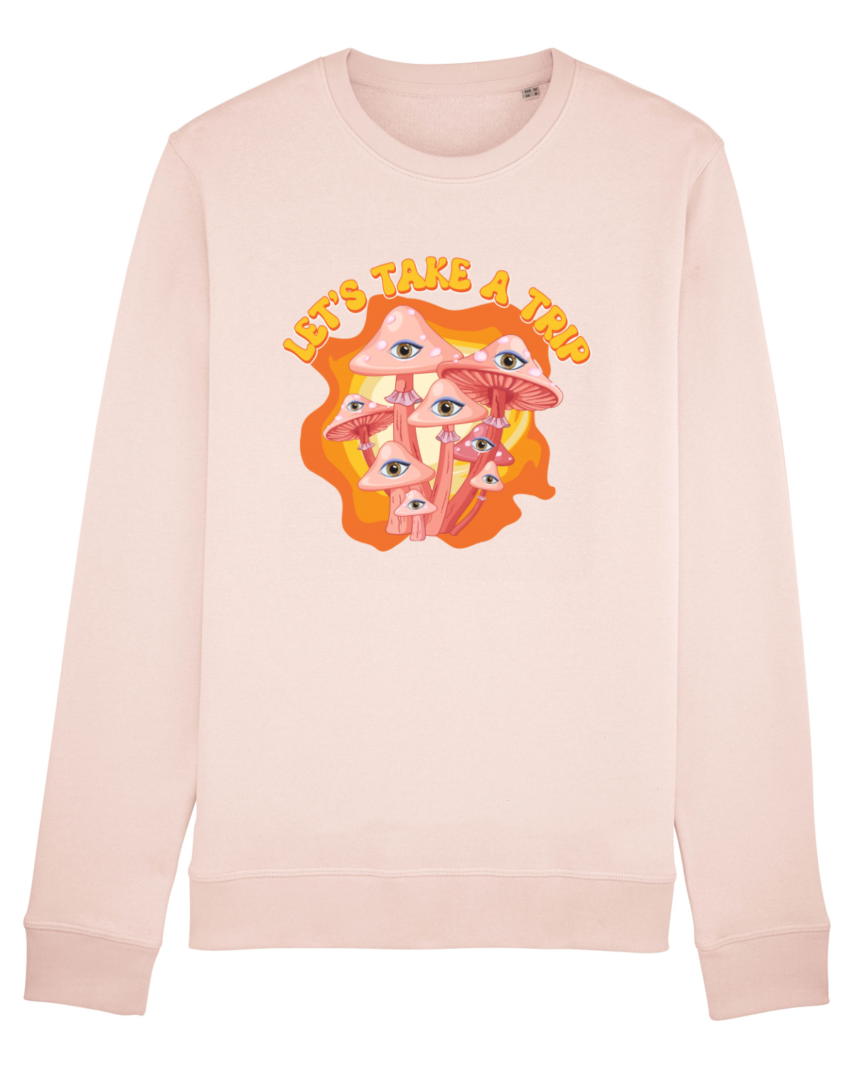 Bluză mânecă lungă Unisex Rise Candy Pink