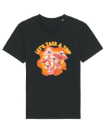 Let's Take A Trip Magic Mushroom Tricou mânecă scurtă Unisex Rocker