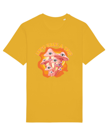 Let's Take A Trip Magic Mushroom Spectra Yellow
