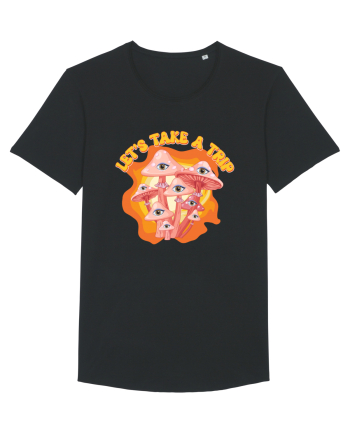 Let's Take A Trip Magic Mushroom Black