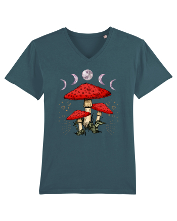 Moon Phase Psychedelic Mushroom Stargazer