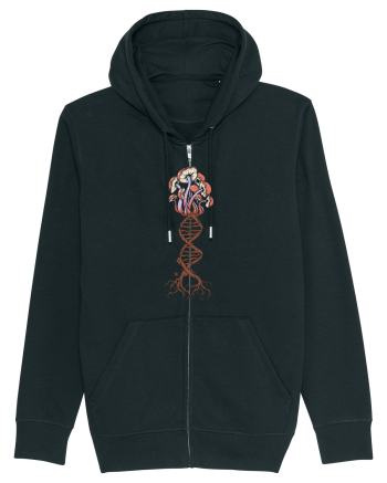 Mushroom DNA Mycology Shroom Trippy Black