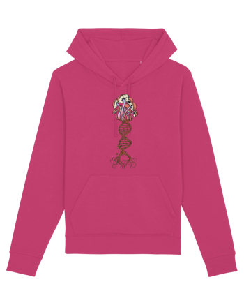 Mushroom DNA Mycology Shroom Trippy Raspberry
