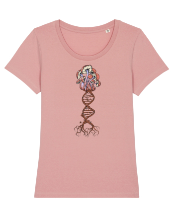 Mushroom DNA Mycology Shroom Trippy Canyon Pink