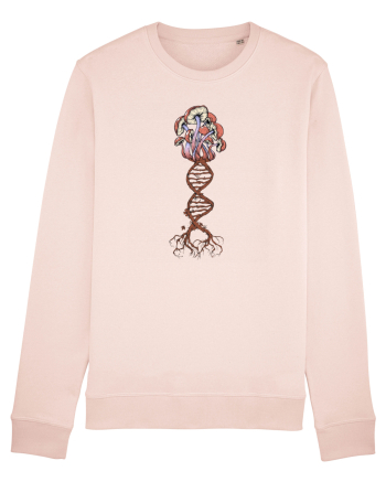 Mushroom DNA Mycology Shroom Trippy Candy Pink