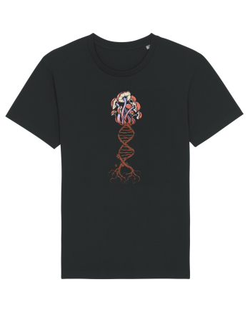 Mushroom DNA Mycology Shroom Trippy Black
