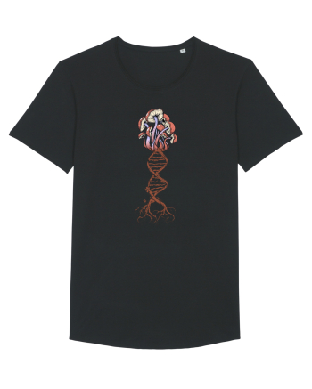 Mushroom DNA Mycology Shroom Trippy Black