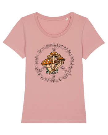 Mushroom Hippie Sign Canyon Pink