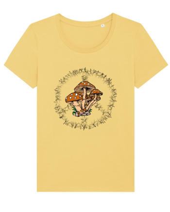 Mushroom Hippie Sign Jojoba