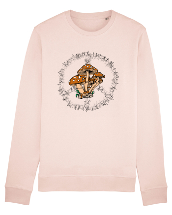 Mushroom Hippie Sign Candy Pink