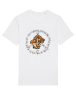 Mushroom Hippie Sign Tricou mânecă scurtă Unisex Rocker