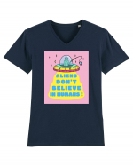 Aliens Tricou mânecă scurtă guler V Bărbat Presenter