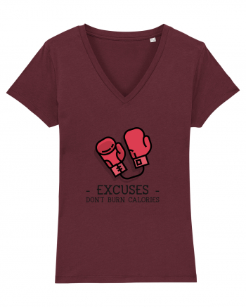 NO EXCUSES Burgundy