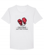 NO EXCUSES Tricou mânecă scurtă guler larg Bărbat Skater