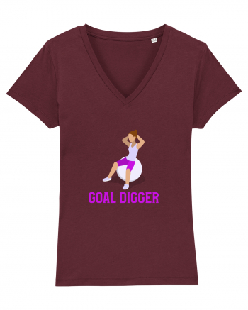 GOAL DIGGER Burgundy