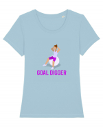 GOAL DIGGER Tricou mânecă scurtă guler larg fitted Damă Expresser