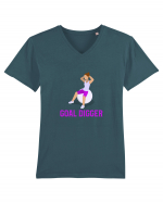 GOAL DIGGER Tricou mânecă scurtă guler V Bărbat Presenter