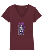 Kool Gorilla Mafia Tricou mânecă scurtă guler V Damă Evoker