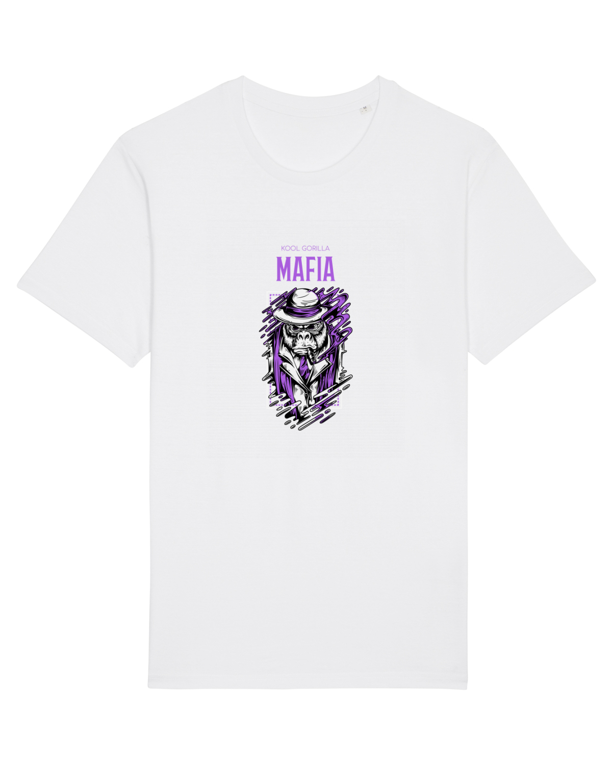 Tricou mânecă scurtă Unisex Rocker White