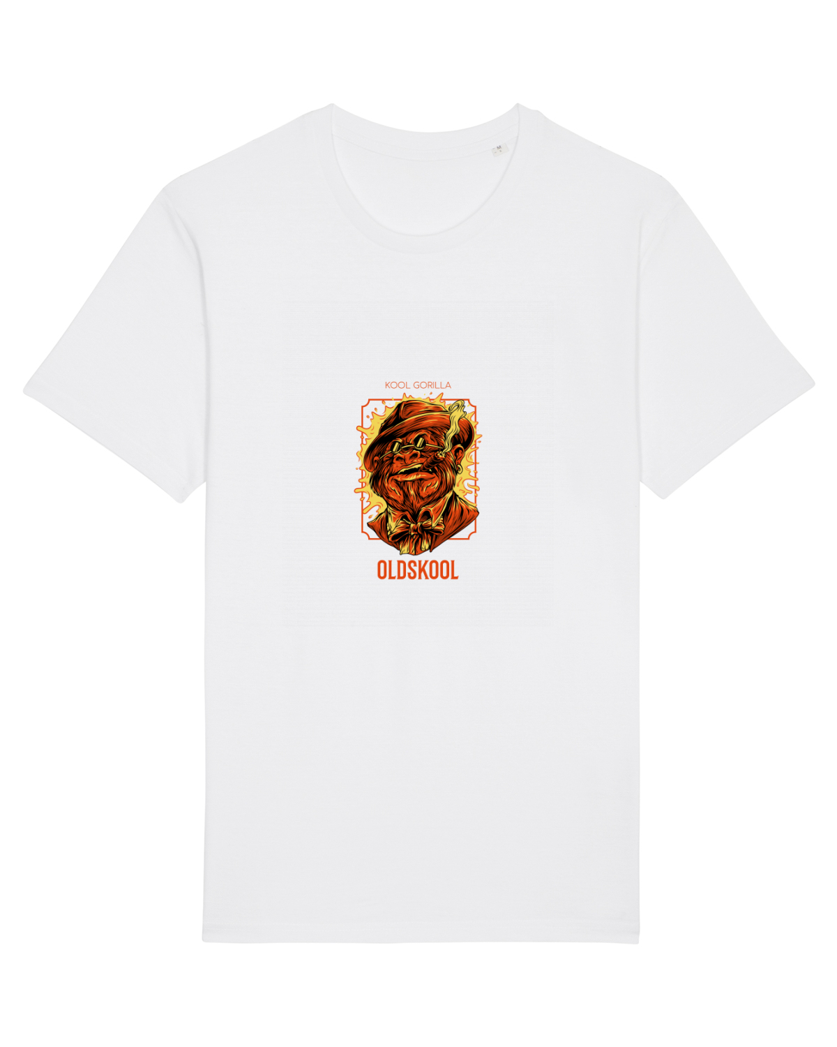 Tricou mânecă scurtă Unisex Rocker White