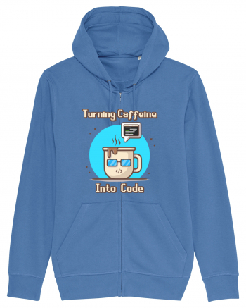 Turning Caffeine into Code Bright Blue