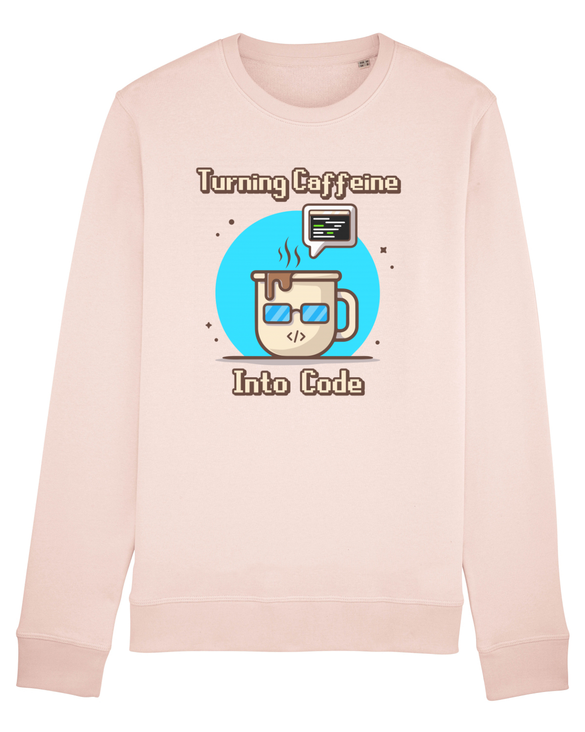 Bluză mânecă lungă Unisex Rise Candy Pink