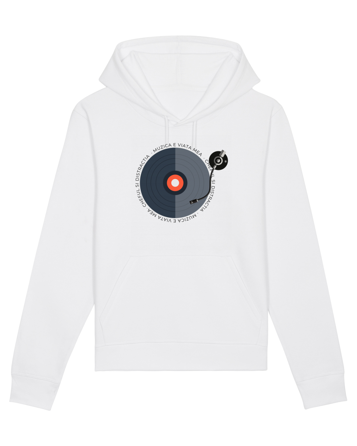 Hanorac Unisex Drummer White