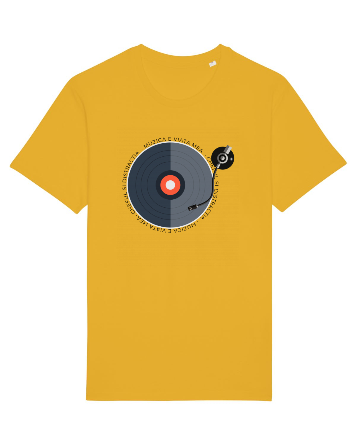 Tricou mânecă scurtă Unisex Rocker Spectra Yellow