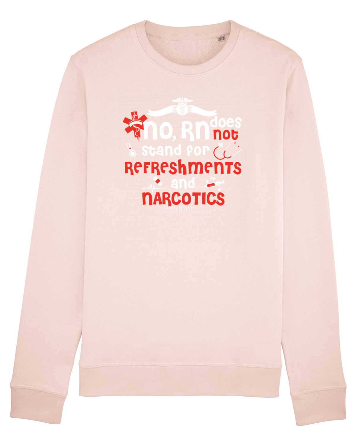 Bluză mânecă lungă Unisex Rise Candy Pink