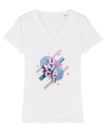 Unicat - v2 Tricou mânecă scurtă guler V Damă Evoker
