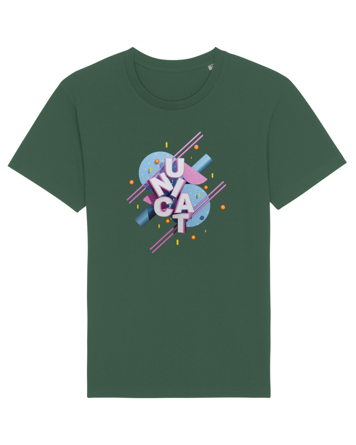 Tricou mânecă scurtă Unisex Rocker Bottle Green