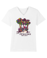 Not All Who Wander Are Lost Tricou mânecă scurtă guler V Bărbat Presenter