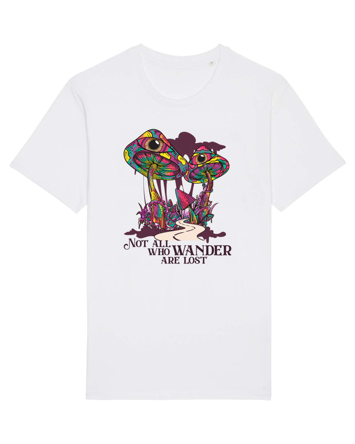Tricou mânecă scurtă Unisex Rocker White