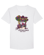 Not All Who Wander Are Lost Tricou mânecă scurtă guler larg Bărbat Skater