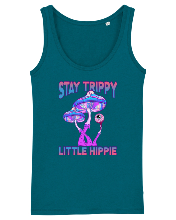 Stay Trippy Little Hippie Retro Psychedelic Ocean Depth