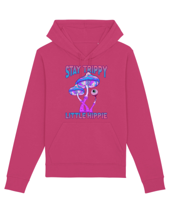 Stay Trippy Little Hippie Retro Psychedelic Raspberry