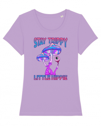 Stay Trippy Little Hippie Retro Psychedelic Lavender Dawn