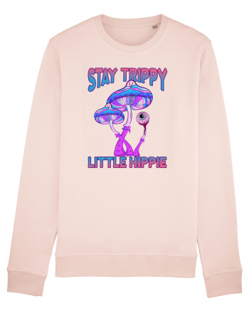 Stay Trippy Little Hippie Retro Psychedelic Candy Pink