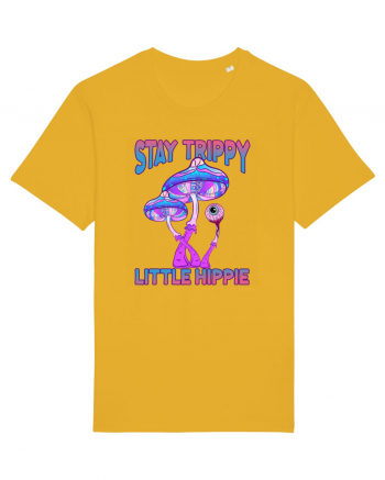 Stay Trippy Little Hippie Retro Psychedelic Spectra Yellow