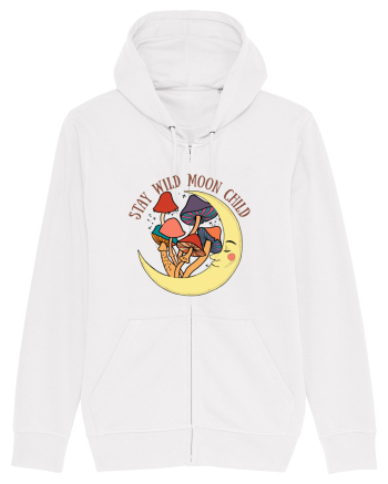 Stay Wild Moon Child Mushroom Moon White